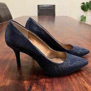 BCBG navy pumps